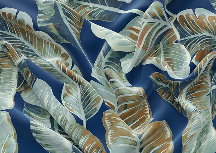 Nicobar, Blue Lagoon - Motorised Roman Blind - Image 4